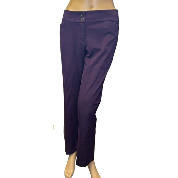 LOFT Pants - (5 for $25) LOFT Julie Boot Cut Trouser in Eggplant Size 2